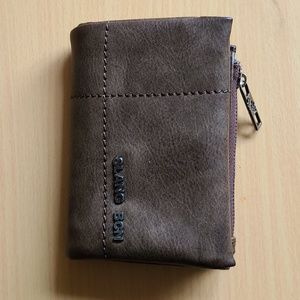 SLANG Barcelona Brown leather wallet